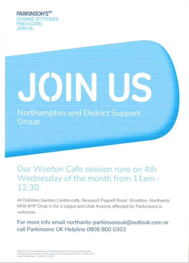 Parkinsons Support Group - Wootton